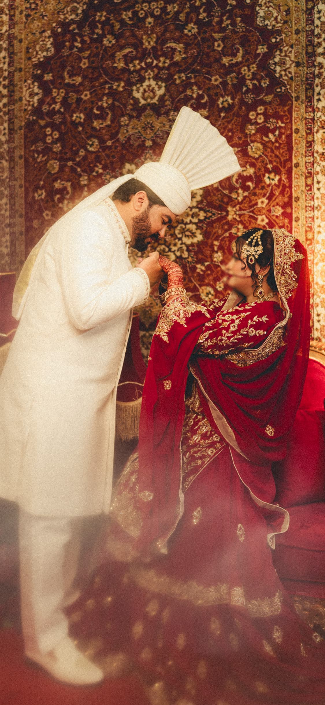 Architectural detail of the ceremony setting